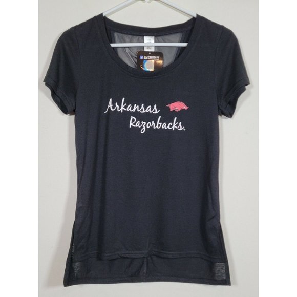 Arkansas Razorback  Women's Size Small Shirt Zoozatz Athleisure black - Picture 1 of 6